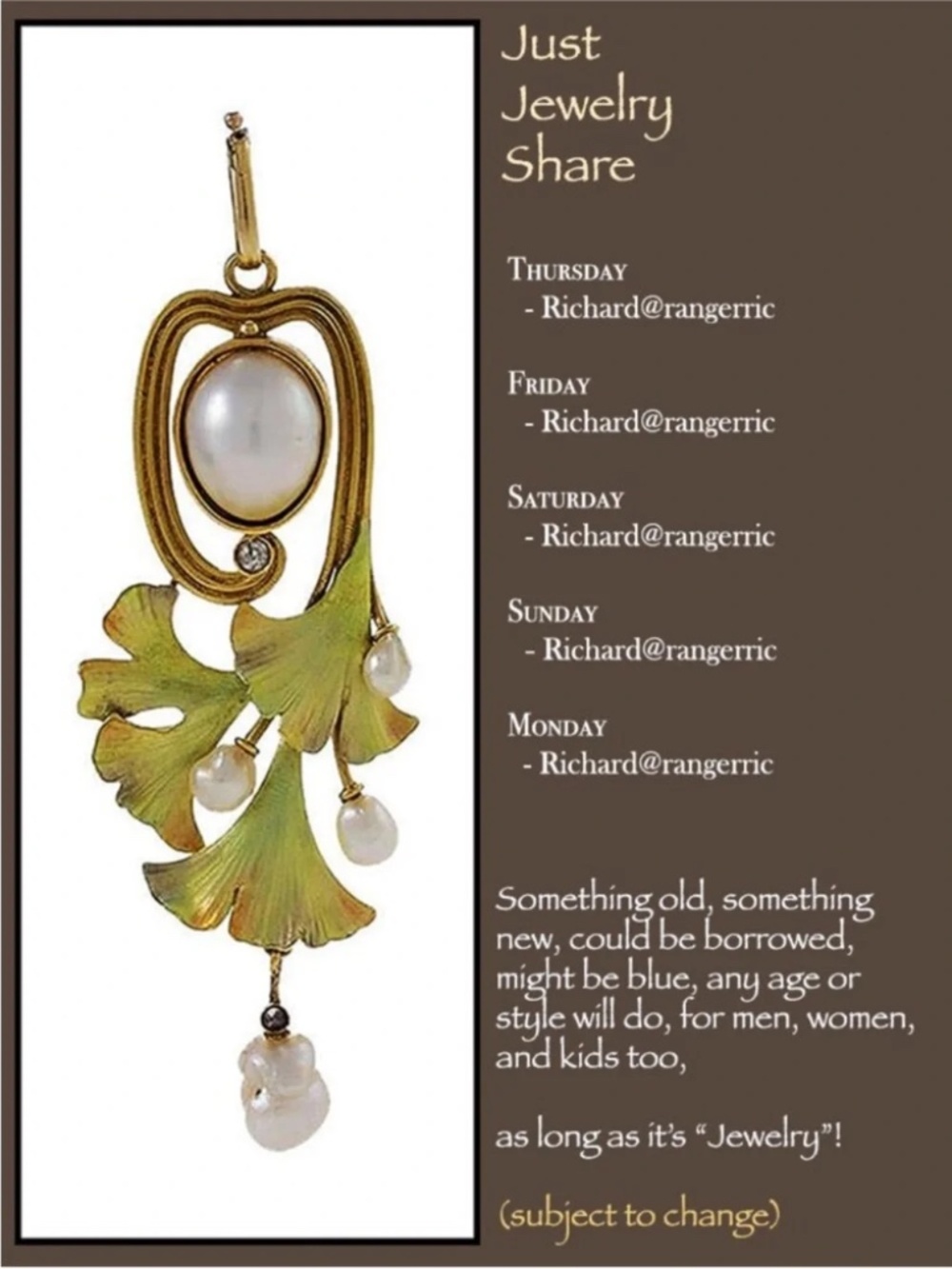 JUST JEWELRY SHARE GROUP